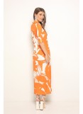 Orange Shirtdress